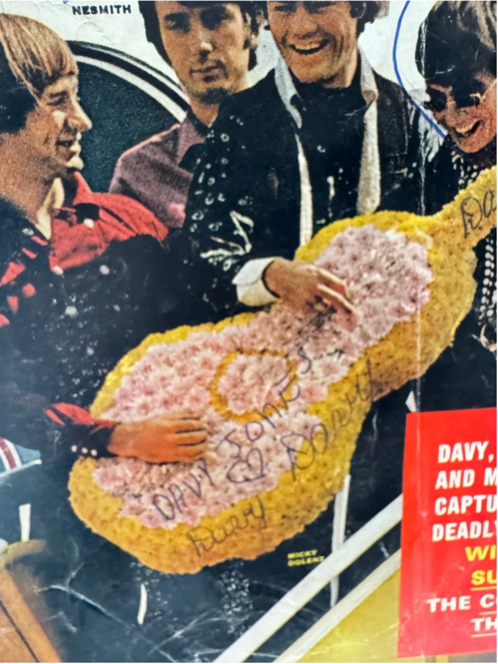 The Monkees #2 G Dell Comic 1967 photo cover